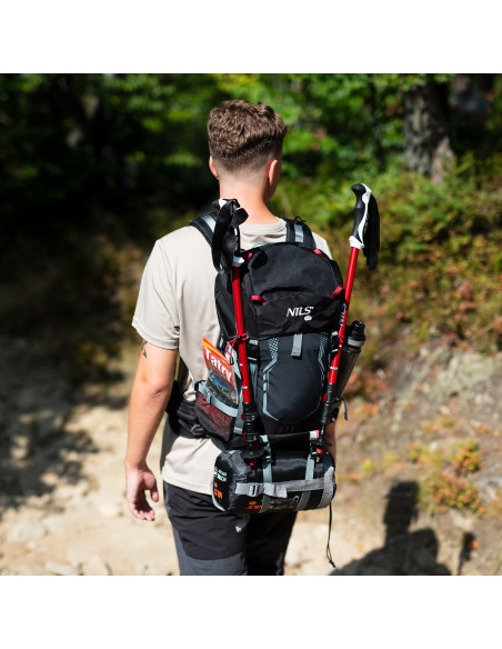 ТРЕКИНГ РАНИЦА ЧЕРНА NORTHLAKE 30L+10 NILS CAMP