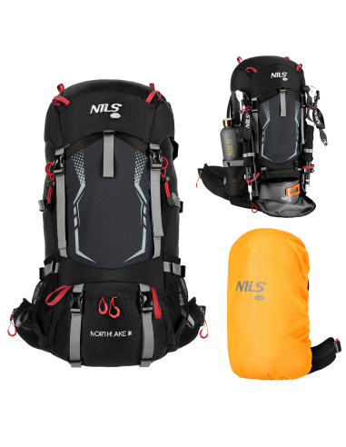 ТРЕКИНГ РАНИЦА ЧЕРНА NORTHLAKE 30L+10 NILS CAMP