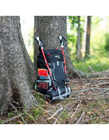 ТРЕКИНГ РАНИЦА ЧЕРНА NORTHLAKE 30L+10 NILS CAMP