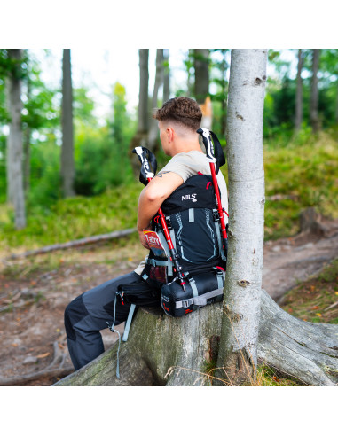 ТРЕКИНГ РАНИЦА ЧЕРНА NORTHLAKE 30L+10 NILS CAMP