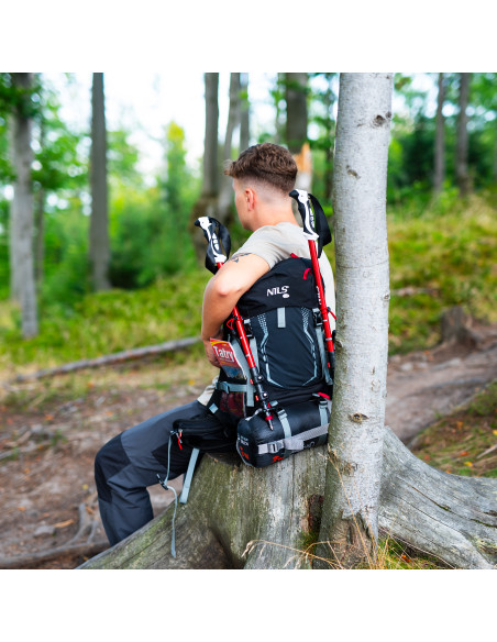 ТРЕКИНГ РАНИЦА ЧЕРНА NORTHLAKE 30L+10 NILS CAMP