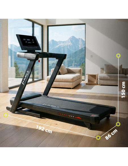 ДОМАШНА БЯГАЩА ПЪТЕКА С ФУНКЦИЯ ЗА НАКЛОН И СПУСКАНЕ HMS