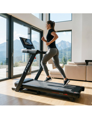 ДОМАШНА БЯГАЩА ПЪТЕКА С ФУНКЦИЯ ЗА НАКЛОН И СПУСКАНЕ HMS