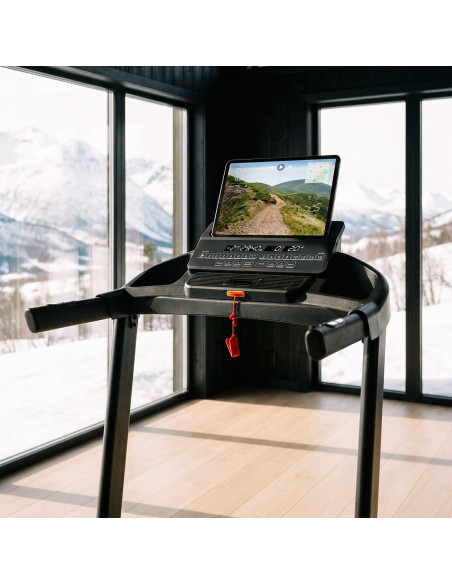 ДОМАШНА БЯГАЩА ПЪТЕКА С ФУНКЦИЯ ЗА НАКЛОН И СПУСКАНЕ HMS