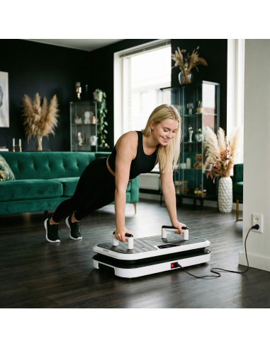 ВИБРАЦИОННА ПЛАТФОРМА С ДРЪЖКИ ЗА ЛИЦЕВИ ОТСТЪПКИ HMS