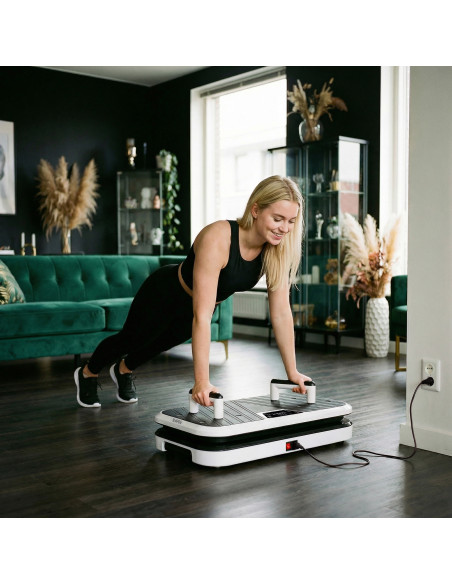 ВИБРАЦИОННА ПЛАТФОРМА С ДРЪЖКИ ЗА ЛИЦЕВИ ОТСТЪПКИ HMS