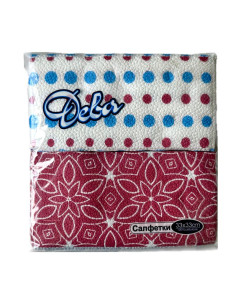 Салфетки Дева цветни 60бр. 2