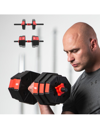 Комбинация дъмбел-щанга 15 кг HMS