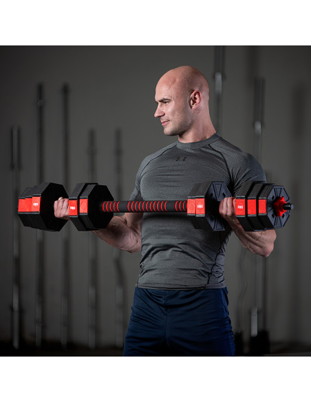 Комбинация дъмбел-щанга 15 кг HMS