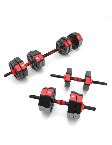 Комбинация дъмбел-щанга 15 кг HMS
