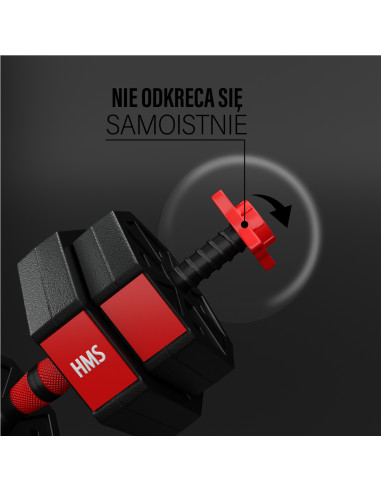 Комбинация дъмбел-щанга 15 кг HMS