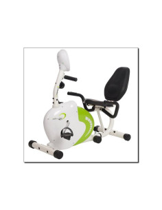 Хоризонтален магнитен велосипед HMS R9259 бял и зелен