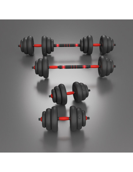 ПРОФЕСИОНАЛЕН КОМПЛЕКТ 6-В-1 КОМПЛЕКТ С ТЕЖЕСТИ 20KG HMS