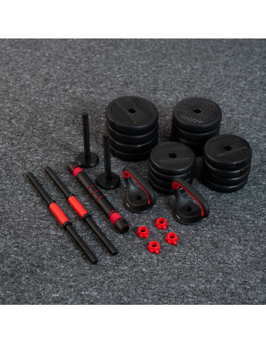 ПРОФЕСИОНАЛЕН КОМПЛЕКТ 6-В-1 КОМПЛЕКТ С ТЕЖЕСТИ 20KG HMS