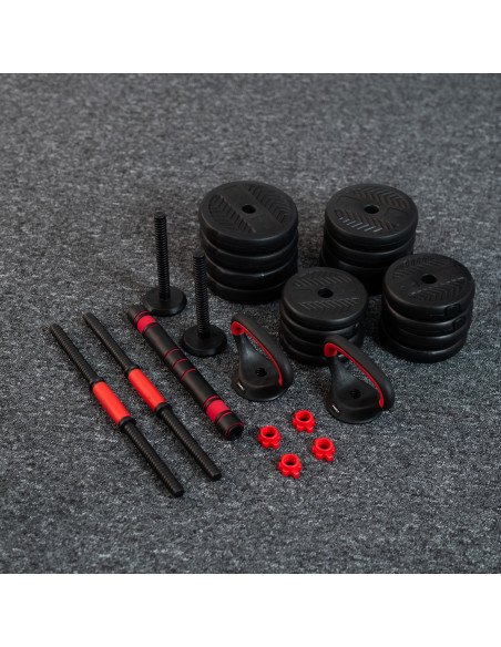 ПРОФЕСИОНАЛЕН КОМПЛЕКТ 6-В-1 КОМПЛЕКТ С ТЕЖЕСТИ 20KG HMS