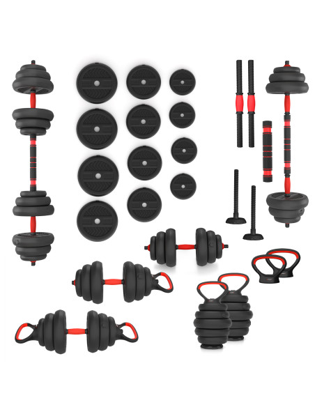 ПРОФЕСИОНАЛЕН КОМПЛЕКТ 6-В-1 КОМПЛЕКТ С ТЕЖЕСТИ 20KG HMS