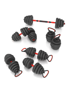 ПРОФЕСИОНАЛЕН КОМПЛЕКТ 6-В-1 КОМПЛЕКТ С ТЕЖЕСТИ 30KG HMS