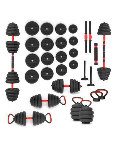 ПРОФЕСИОНАЛЕН КОМПЛЕКТ 6-В-1 КОМПЛЕКТ С ТЕЖЕСТИ 30KG HMS