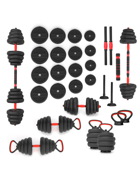 ПРОФЕСИОНАЛЕН КОМПЛЕКТ 6-В-1 КОМПЛЕКТ С ТЕЖЕСТИ 30KG HMS