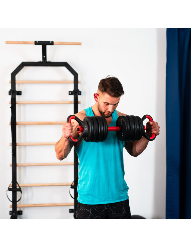 ПРОФЕСИОНАЛЕН КОМПЛЕКТ 6-В-1 КОМПЛЕКТ С ТЕЖЕСТИ 30KG HMS