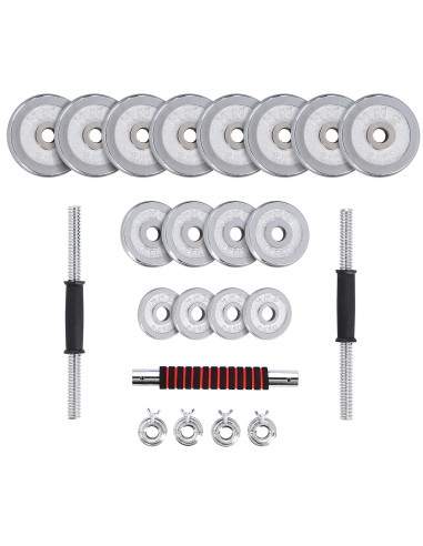 Дъмбел-Щанга в Калъф CRHOM 2x15 KG HMS