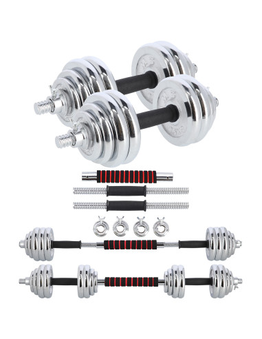 Дъмбел-Щанга в Калъф CRHOM 2x15 KG HMS