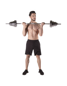 Дъмбел-щанга в куфар Chrome 2x25 KG HMS