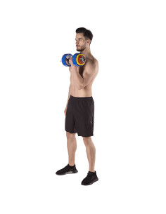 Дъмбел-Щанга в калъф цветен 2х10кг HMS