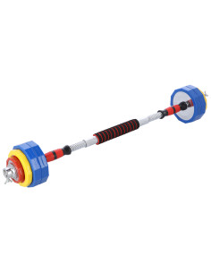 Дъмбел-Щанга в калъф цветен 2х10кг HMS 2