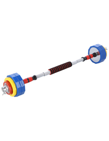 Дъмбел-Щанга в калъф цветен 2х10кг HMS