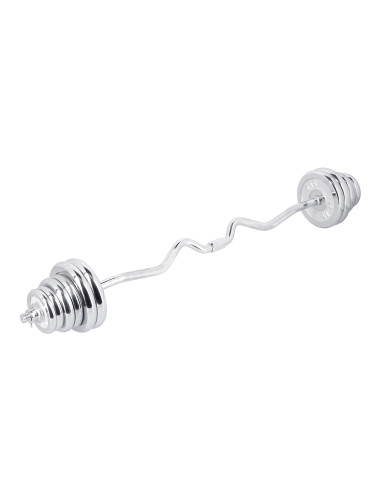 ДЪМБЕЛИ-ЩАНГИ ПРАВИ И ЩАНГИ В КАЛЪФ ХРОМ 55KG HMS