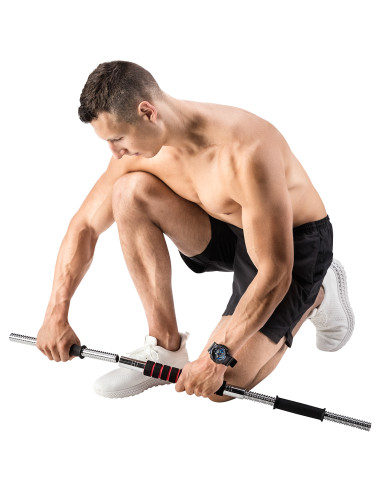 КОМПЛЕКТ ДЪМБЕЛИ С ГУМЕНО ПОКРИТИЕ 20KG HMS