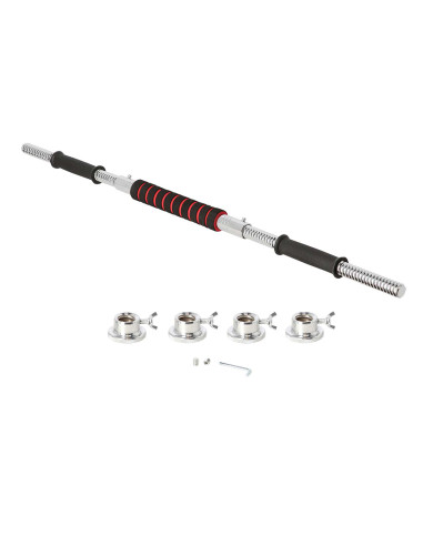 КОМПЛЕКТ ДЪМБЕЛИ С ГУМЕНО ПОКРИТИЕ 20KG HMS