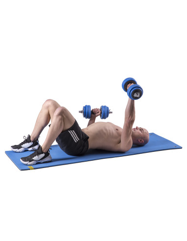 ДЪМБЕЛ-ЩАНГА С ГУМЕНО ПОКРИТИЕ 30КГ HMS