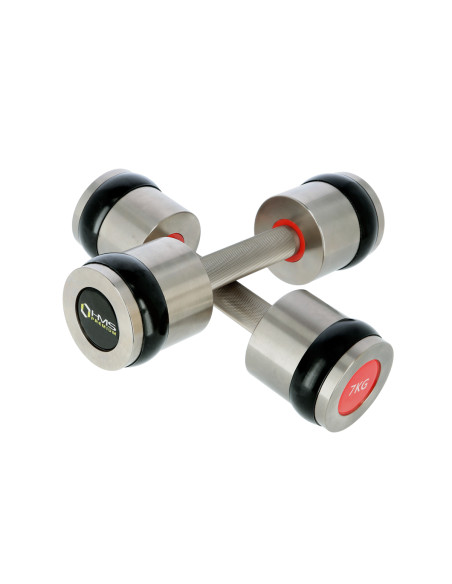 2 х 7 кг хромирани дъмбели HMS PREMIUM