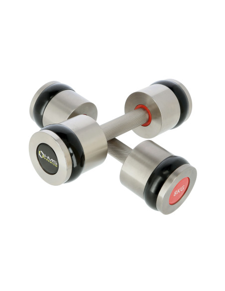 2 х 8 кг хромирани дъмбели HMS PREMIUM