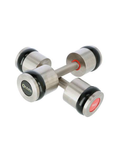 2 х 9 кг хромирани дъмбели HMS PREMIUM
