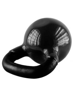 Kettelebell чугун, покрит с винил черен HMS KNV24