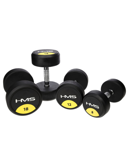PRO 55 KG КРЪГЛА ЩАНГА С ГУМЕНО ПОКРИТИЕ HMS