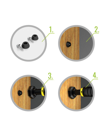 Лост за набирания 68-100 см HMS Premium
