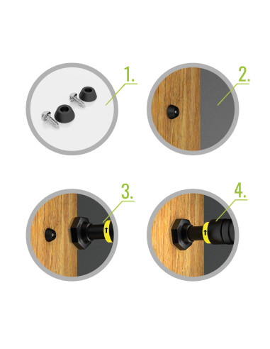 Лост за набирания 90-130 см HMS Premium