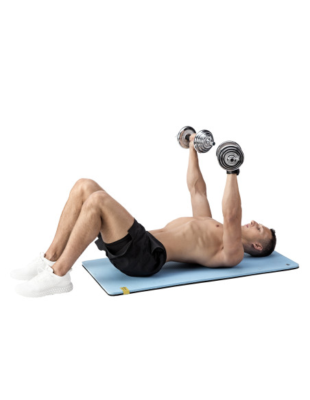 Дъмбели/Щанга в калъф, хромиран, 2х10 кг HMS