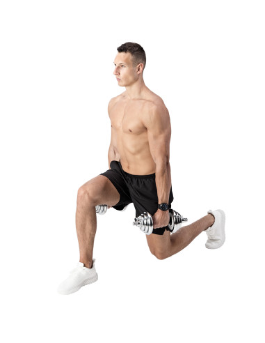 Дъмбели/Щанга в калъф, хромиран, 2х10 кг HMS