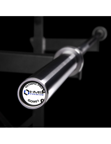 20 KG 2200 MM ОЛИМПИЙСКА ЩАНГА HMS PREMIUM + ZG1500 SILVER LOCK JAW CLAPS (2 БР.)