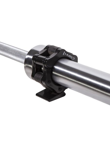 ОЛИМПИЙСКА ЩАНГА 220 CM HMS PREMIUM + ZG1500 СРЕБЪРНИ ЗАКОЧКИ ЗА ЧЕЛЮСТИ (2 БР.)