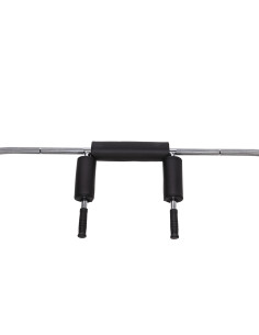 ОЛИМПИЙСКА ЩАНГА ИЗВИТА 220 СМ СЪС ЗАКЛЮЧКИ LOCK JAW ЧЕРЕН HMS