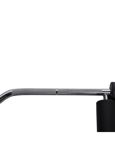 ОЛИМПИЙСКА ЩАНГА ИЗВИТА 220 СМ СЪС ЗАКЛЮЧКИ LOCK JAW ЧЕРЕН HMS