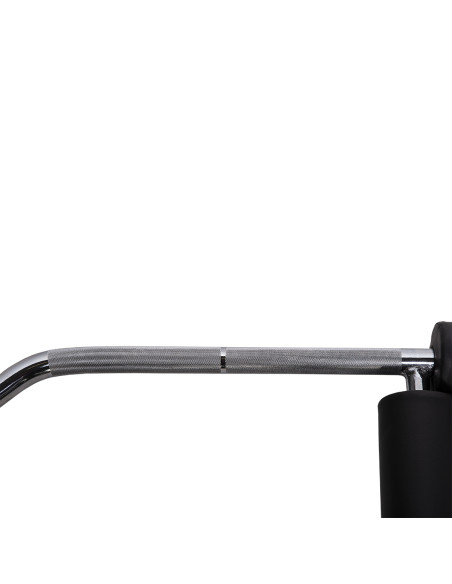 ОЛИМПИЙСКА ЩАНГА ИЗВИТА 220 СМ СЪС ЗАКЛЮЧКИ LOCK JAW ЧЕРЕН HMS