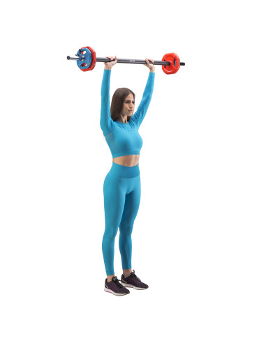 Щанга за тренировка с помпа + HMS lock