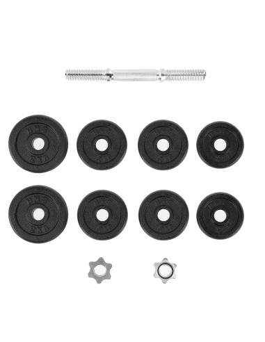 Щанга с конец SG04 15 (15 кг, 8 плочи) KGHMS 17-59-120